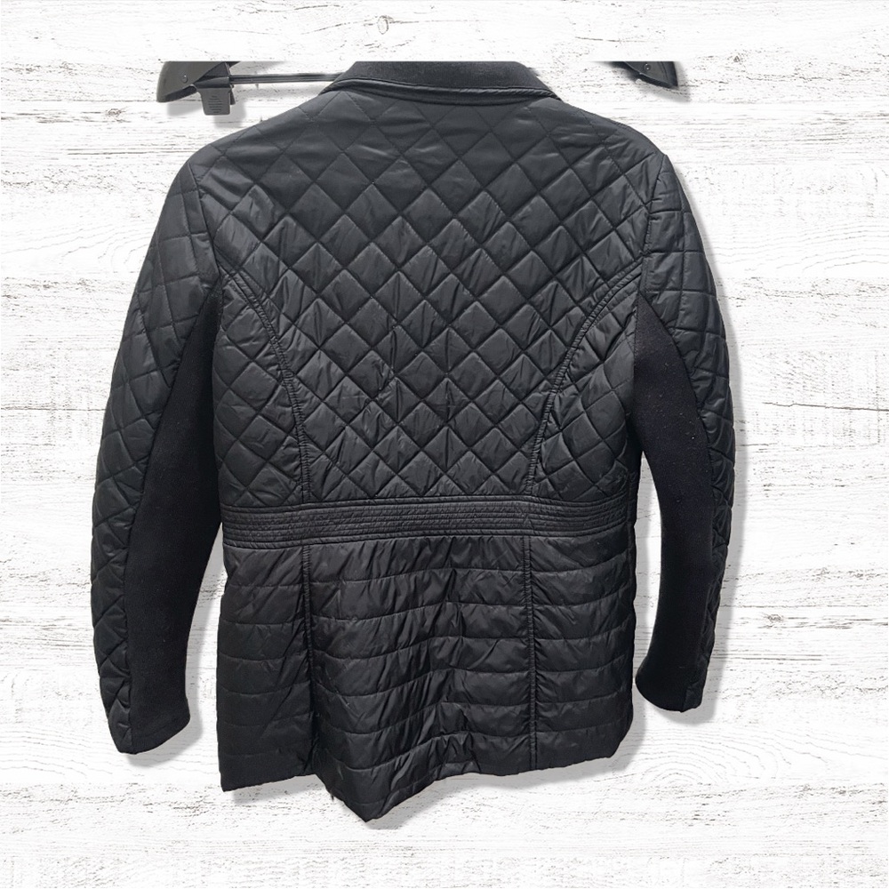 Ralph Lauren Womens Quilted Coat Jacket Black Size Medium - Picture 3 of 11